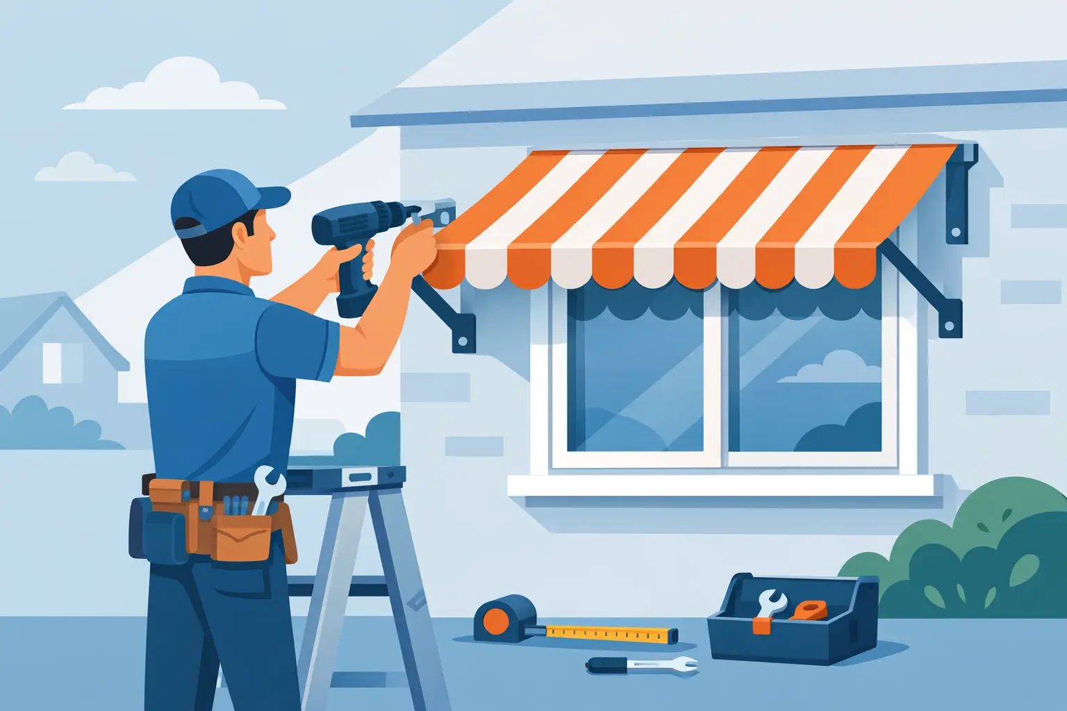 How to Install Window Awnings Properly