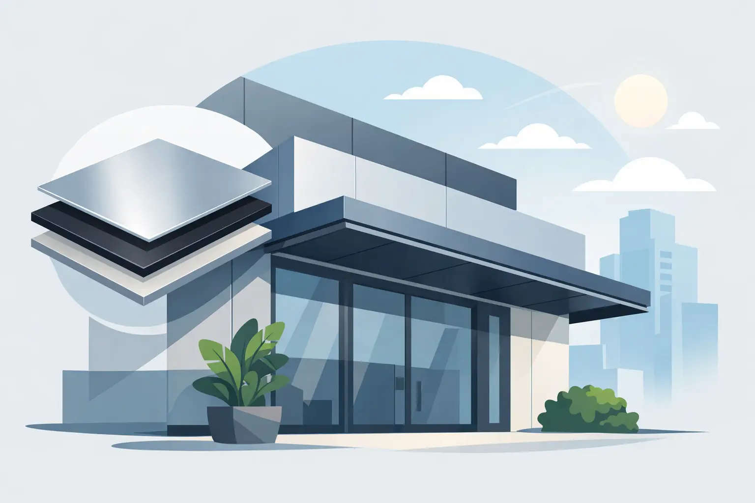 Aluminium Composite Panal Awnings Explained