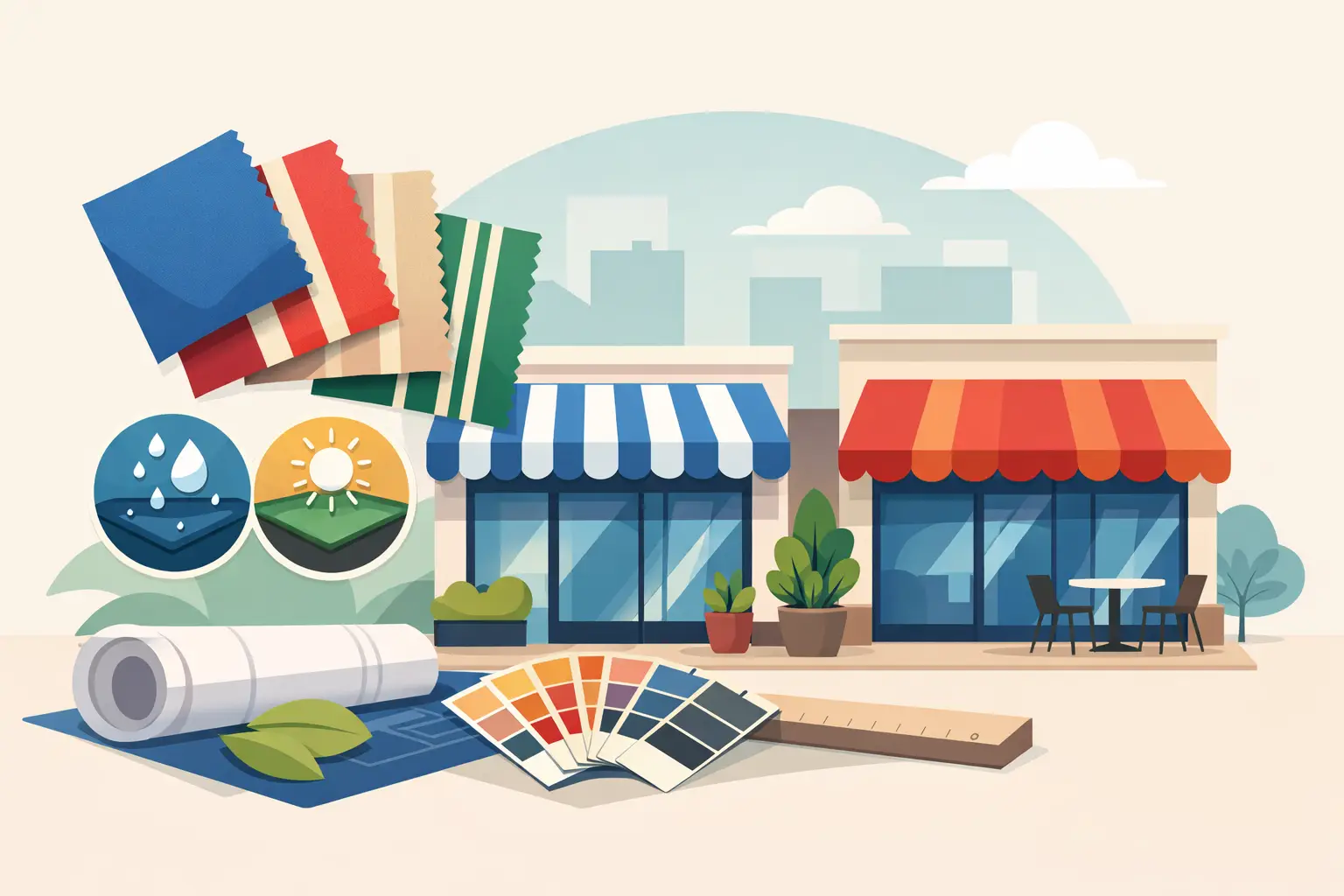 Commercial Awning Material Selection Guide