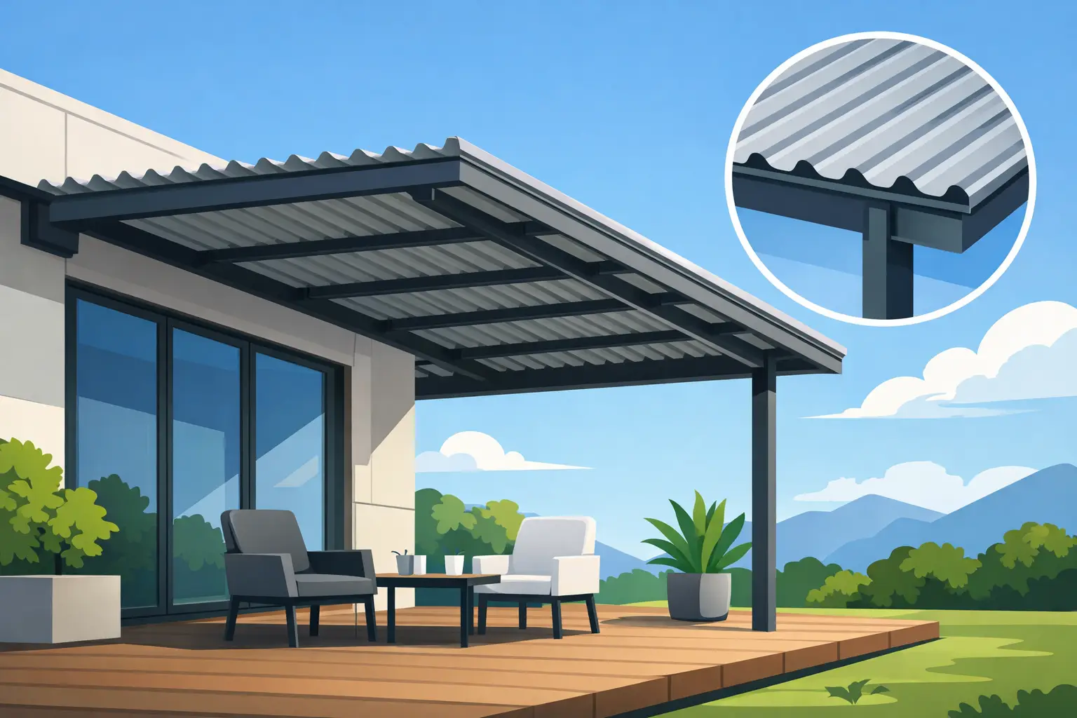Metal Deck Awning: Strong Cover That Lasts