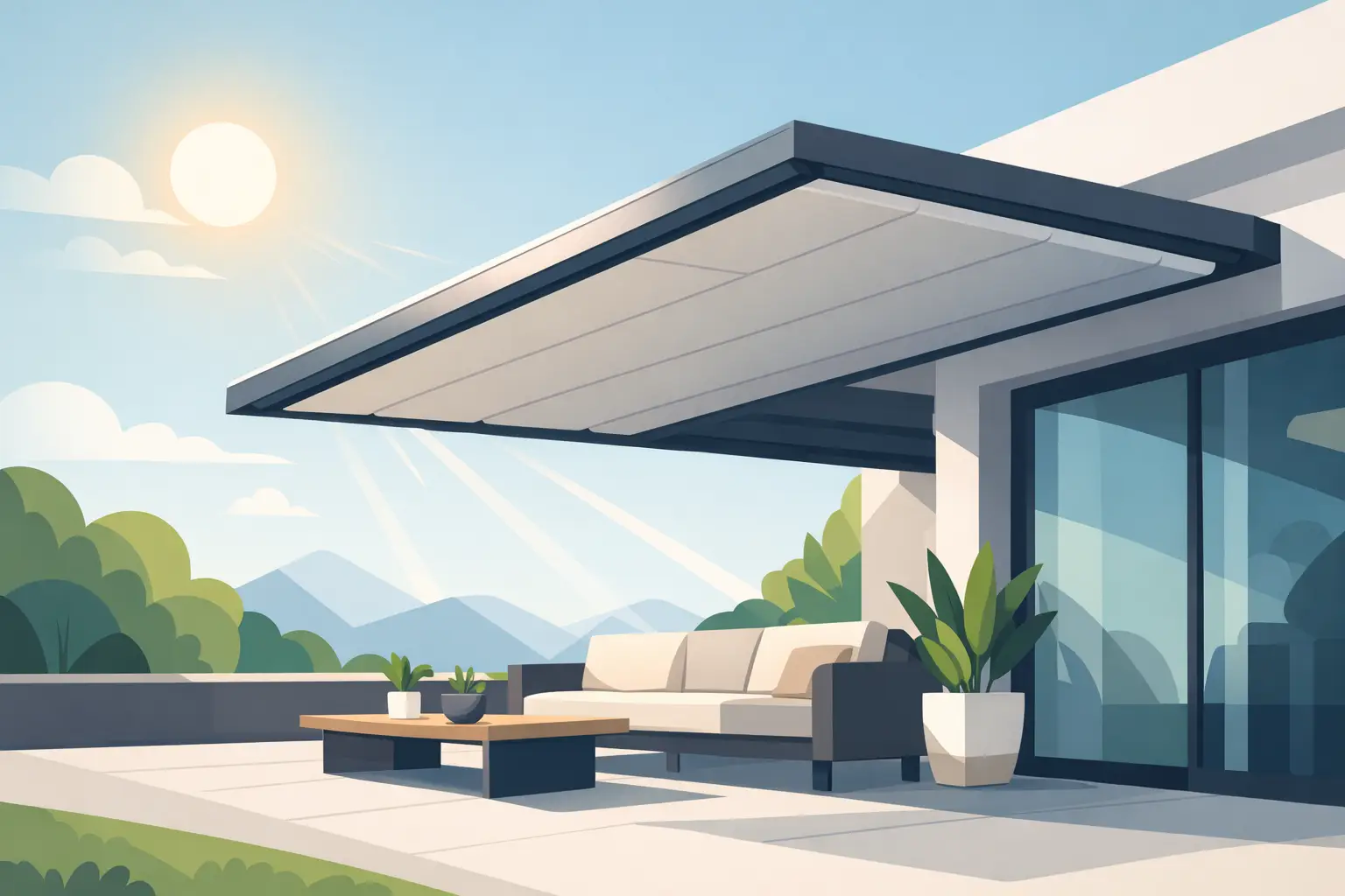 PU Ceiling Awning: Smart Shade That Lasts
